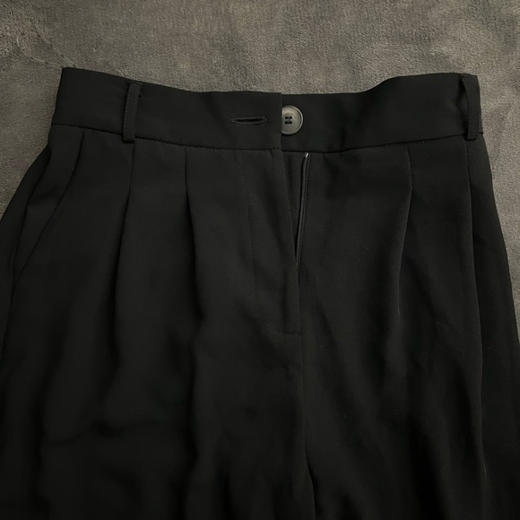 *NWT* Black Tailored elasticated waist wide leg pant - Picture 5 of 6